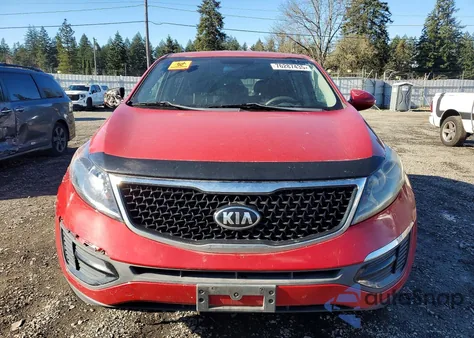 2015 Kia Sportage Lx z USA, uszkodzony, nr VIN KNDPB3AC5F7757639